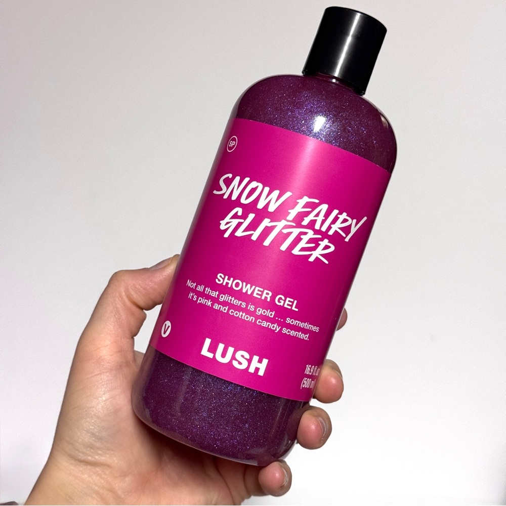 NEW SEALED Lush Snow Fairy Glitter Shower Gel 16.9 fl oz 500 ml LARGE Size